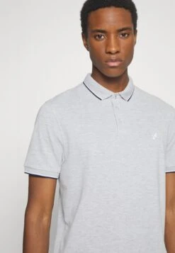 Pier One 2 Pack - Polo - Light Grey/Dark Blue -Pier One 0618cc4346fb46939d29de2c2bc7ed81