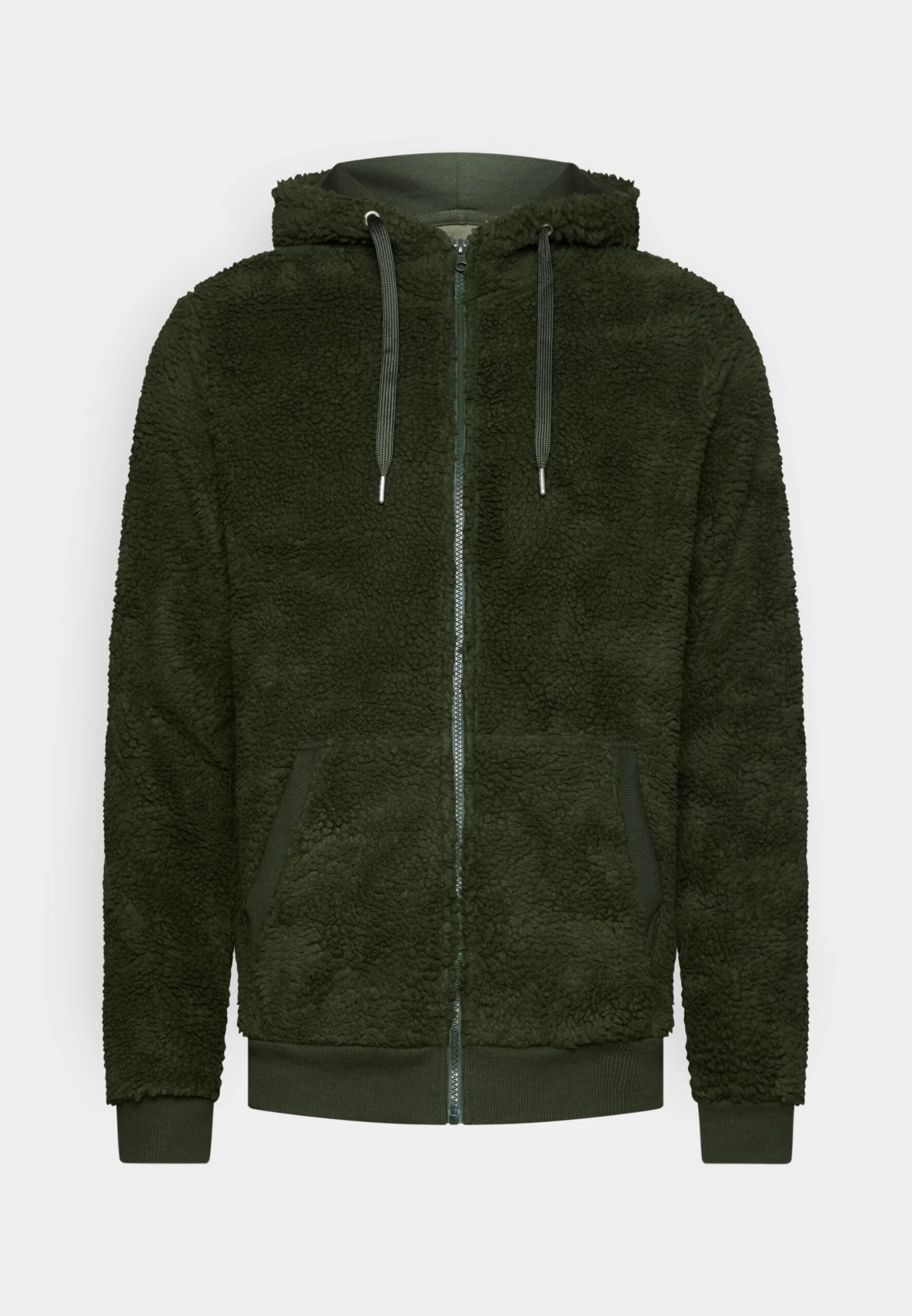 Pier One Borg Zip-Up Jacket - Forro Polar - Dark Green 3 Pier One Borg Zip-Up Jacket - Forro Polar - Dark Green