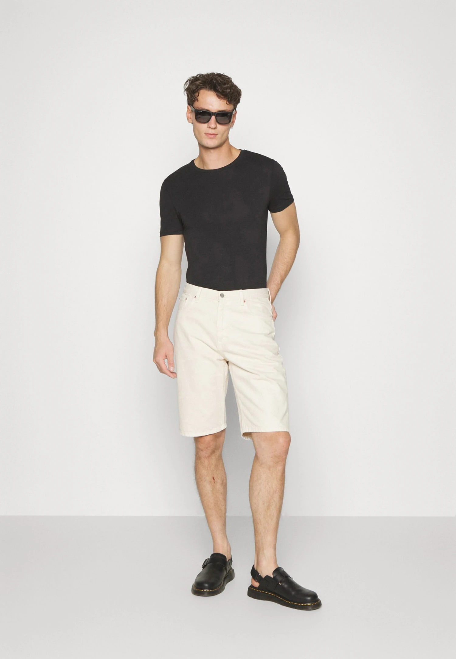 Pier One 3 Pack Muscle Fit- Camiseta Básica - Black 3 Pier One 3 Pack Muscle Fit- Camiseta Básica - Black