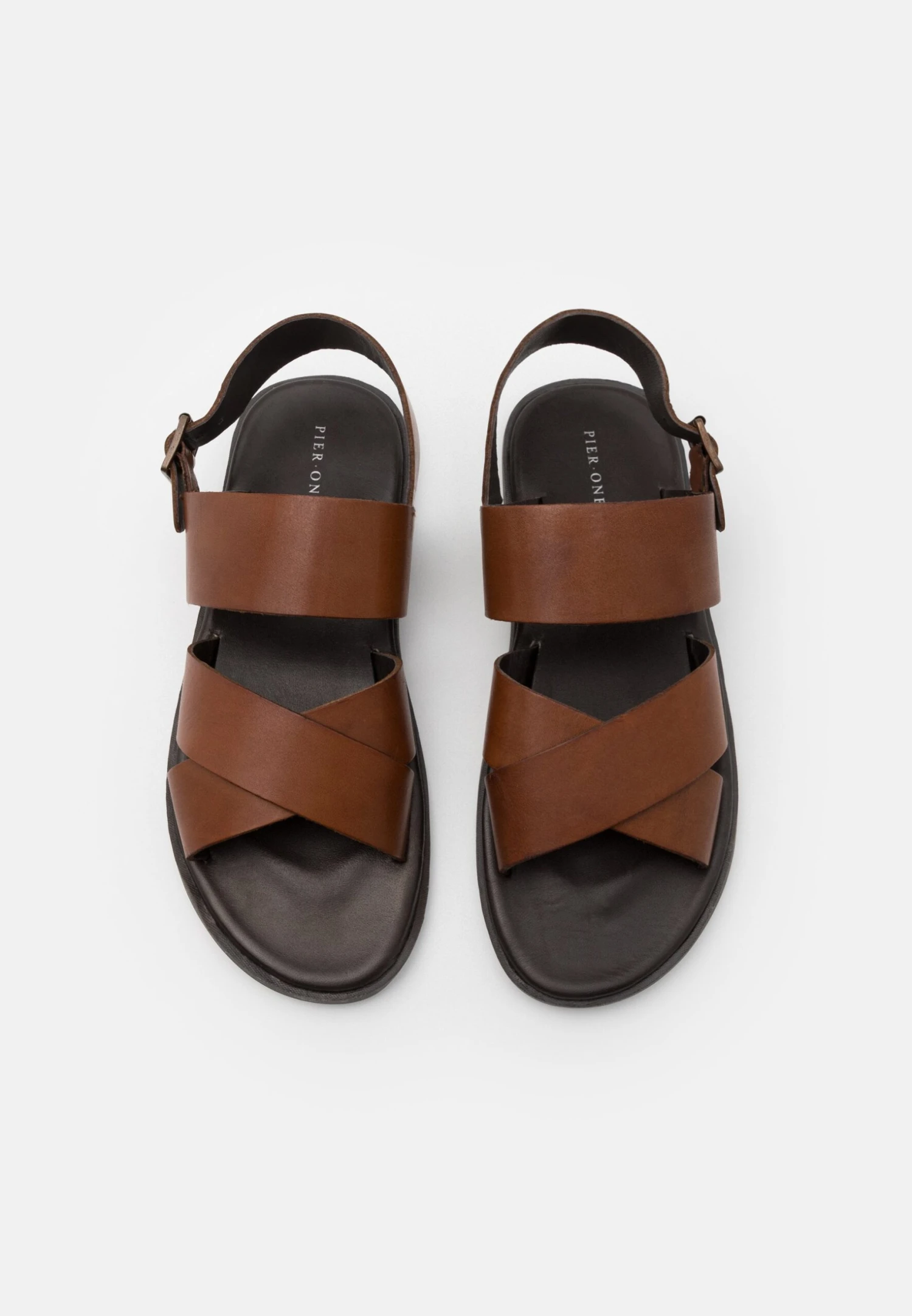 Pier One Unisex - Sandalias - Cognac 8 Pier One Unisex - Sandalias - Cognac - Imagen 6
