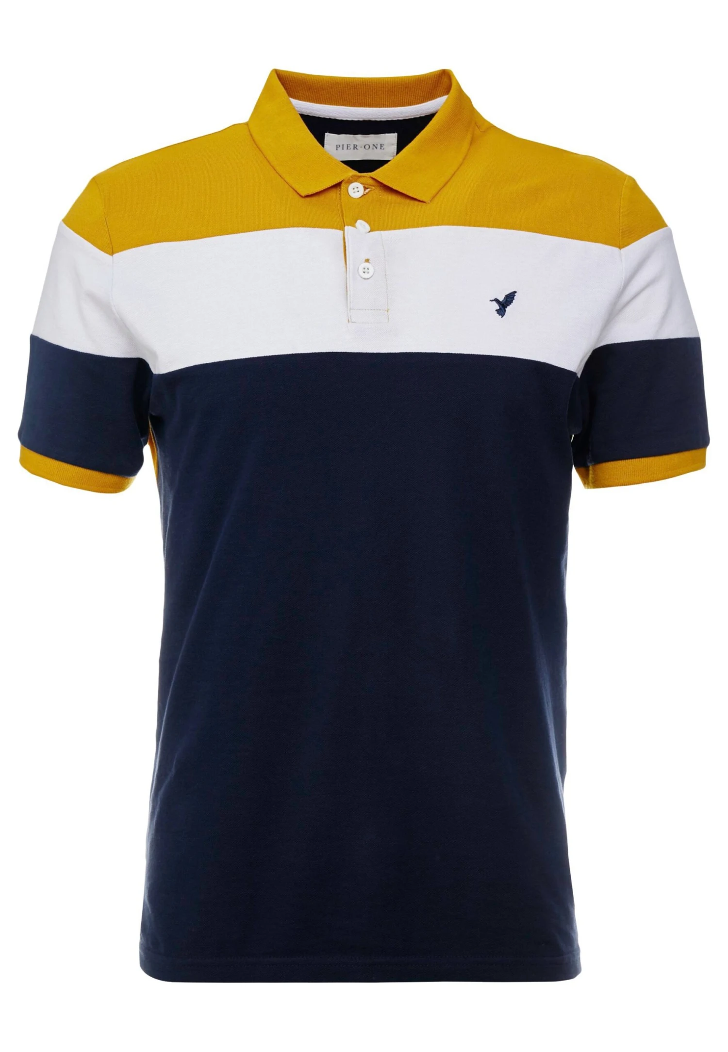 Pier One Polo - Dark Blue/Mustard 7 Pier One Polo - Dark Blue/Mustard - Imagen 5