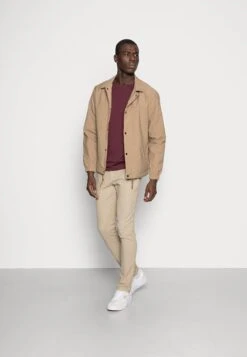 Pier One 2 Pack - Camiseta Básica - Bordeaux