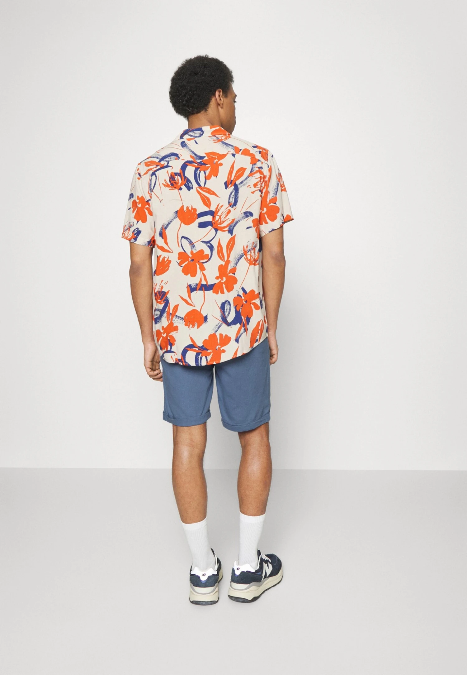 Pier One Linen Blend Drawcord Shorts- Shorts - Blue 5 Pier One Linen Blend Drawcord Shorts- Shorts - Blue - Imagen 3