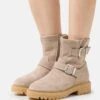 Pier One Leather - Botines Camperos - Beige 1 Pier One Leather - Botines Camperos - Beige -Pier One 1249f6d283a74da599e70190b1682fd4