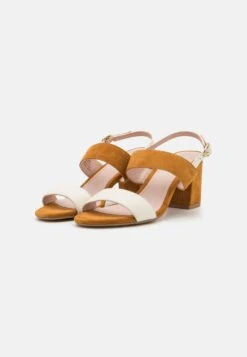 Pier One Leather- Sandalias - White/Cognac 10 Pier One Leather- Sandalias - White/Cognac -Pier One 1342743762264bc58174535dd46482c5