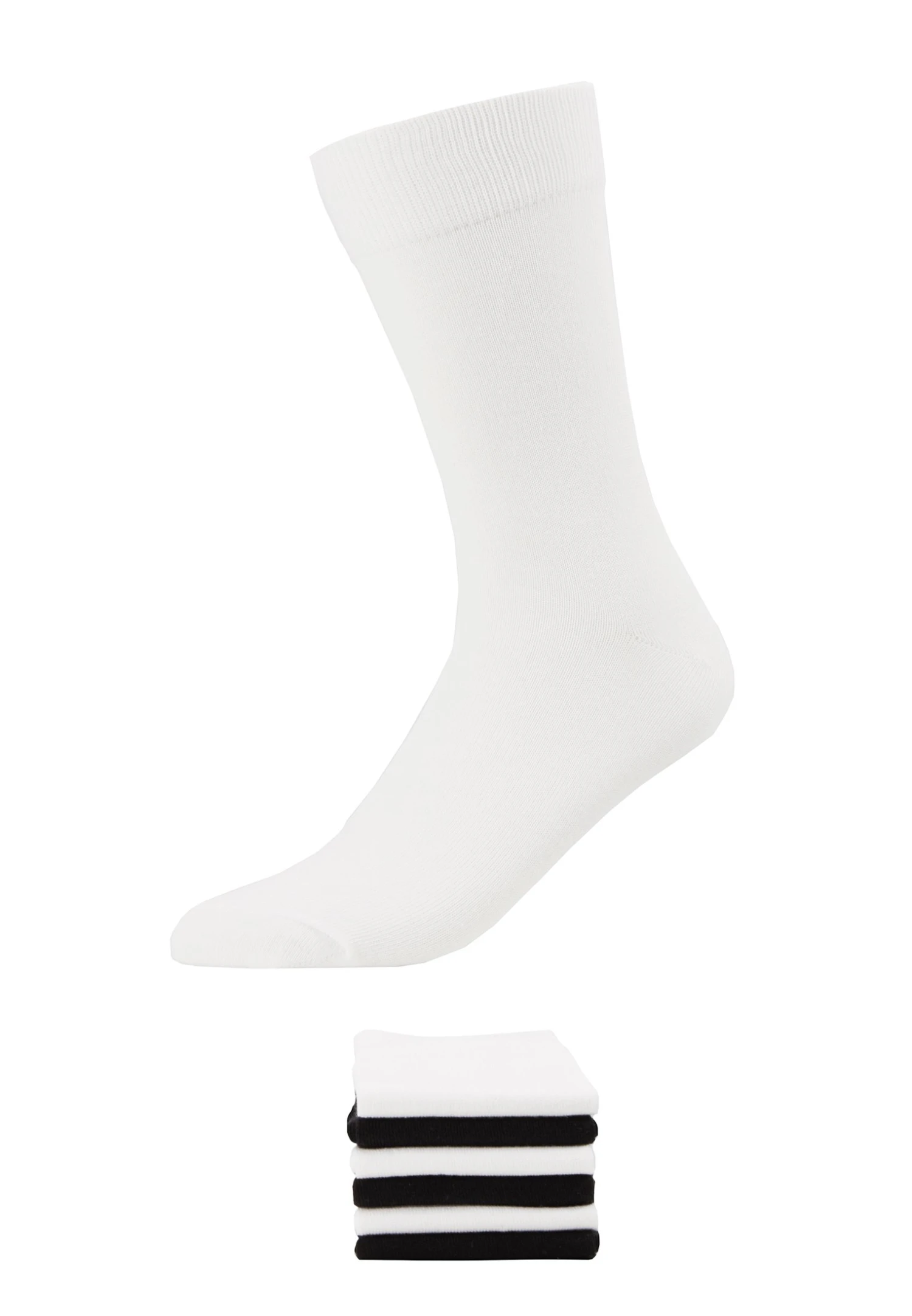 Pier One 7 Pack - Calcetines - White/Black 4 Pier One 7 Pack - Calcetines - White/Black - Imagen 2