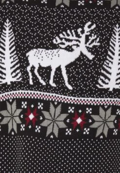 Pier One Wintery Christmas Jumper- Jersey De Punto - Black 7 Pier One Wintery Christmas Jumper- Jersey De Punto - Black -Pier One 19b4f5f8cc11462394392012199e9096