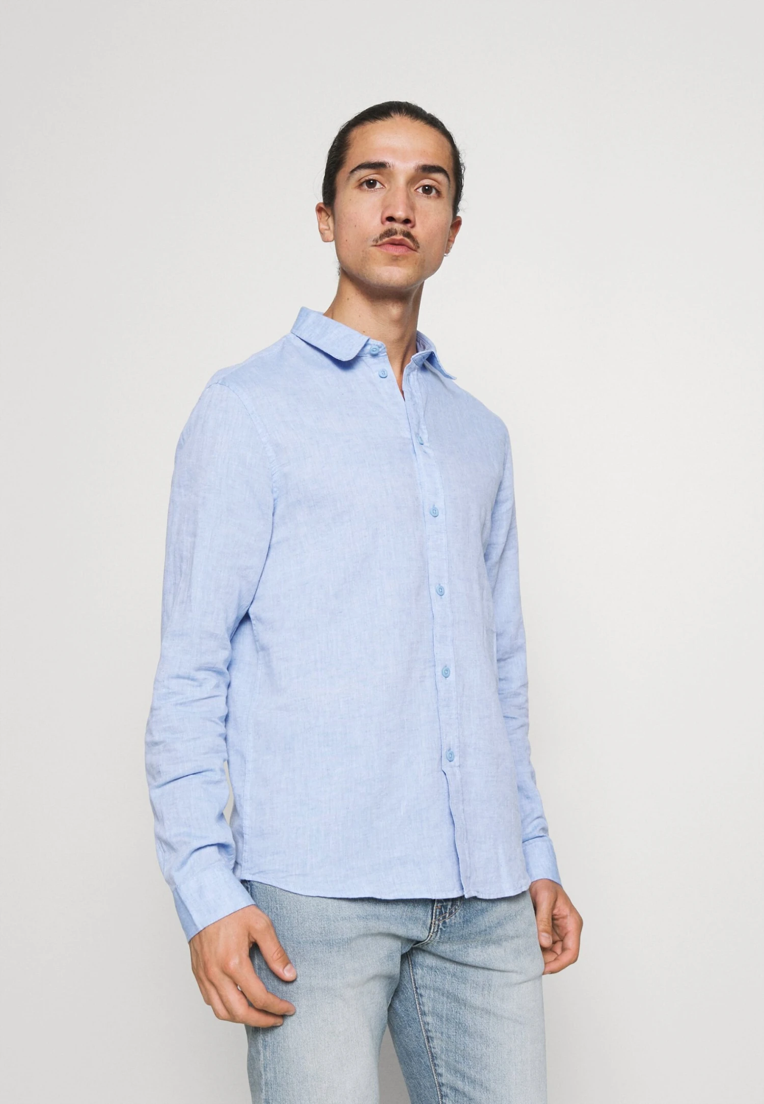 Pier One Camisa - Mottled Blue 3 Pier One Camisa - Mottled Blue