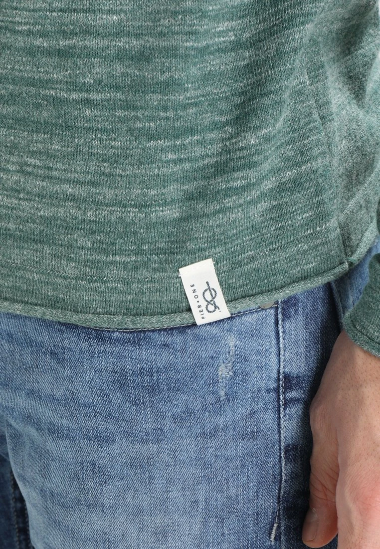 Pier One Jersey De Punto - Mottled Green 7 Pier One Jersey De Punto - Mottled Green - Imagen 5