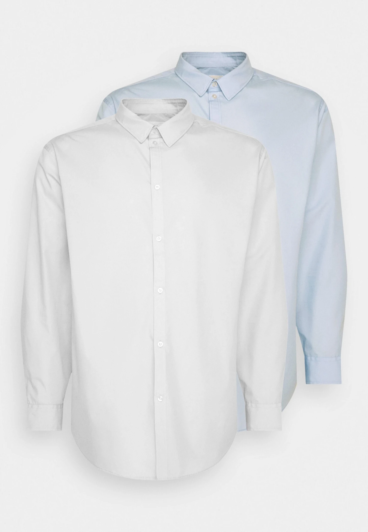Pier One 2 Pack- Camisa Elegante - White/Light Blue 7 Pier One 2 Pack- Camisa Elegante - White/Light Blue - Imagen 5