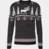 Pier One Wintery Christmas Jumper- Jersey De Punto - Black 1 Pier One Wintery Christmas Jumper- Jersey De Punto - Black -Pier One 1f29e5003384420ba463a74188a776d4