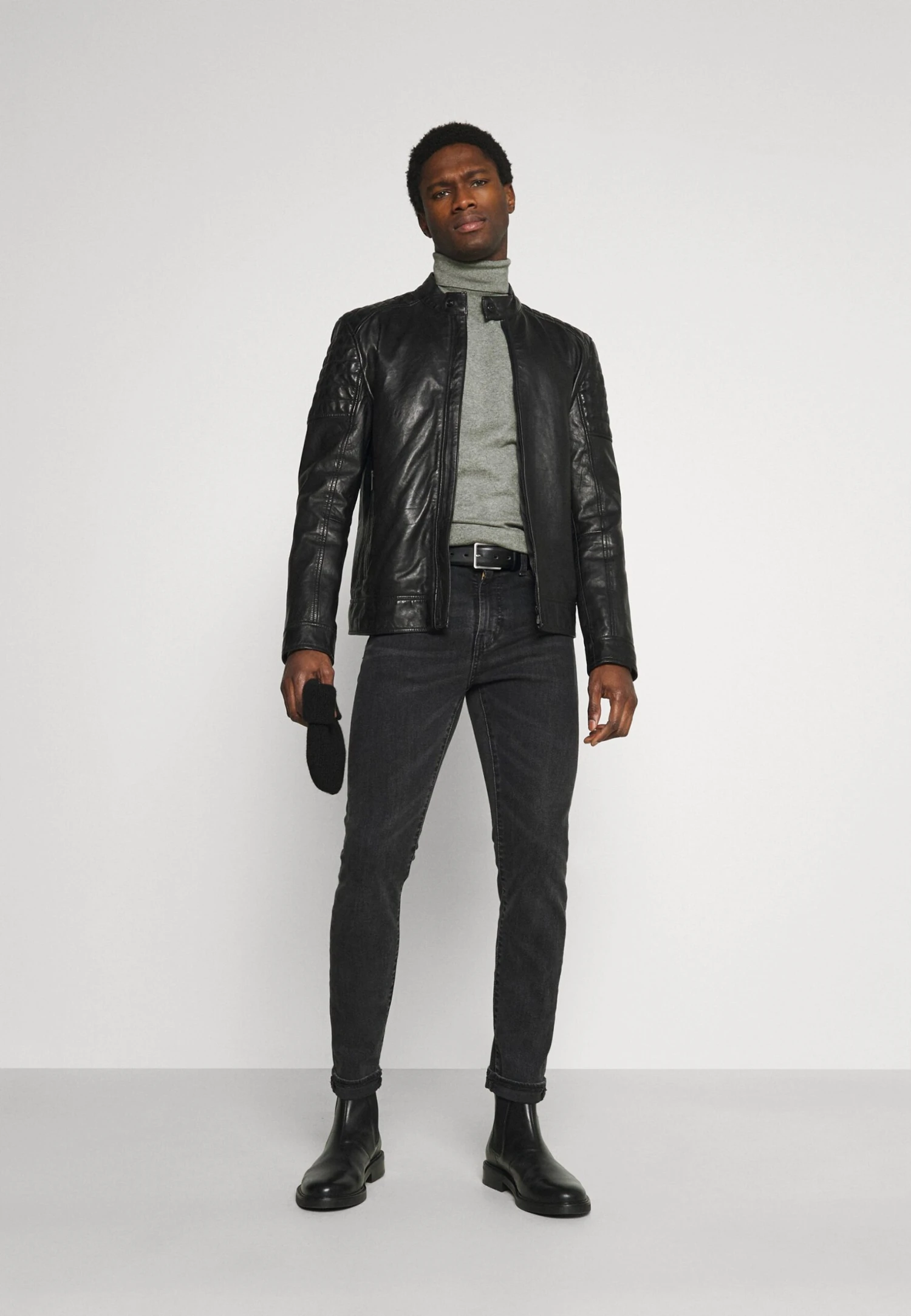 Pier One 2 Pack - Basic Turtleneck - Jersey De Punto - Black/Mottled Light Grey 3 Pier One 2 Pack - Basic Turtleneck - Jersey De Punto - Black/Mottled Light Grey