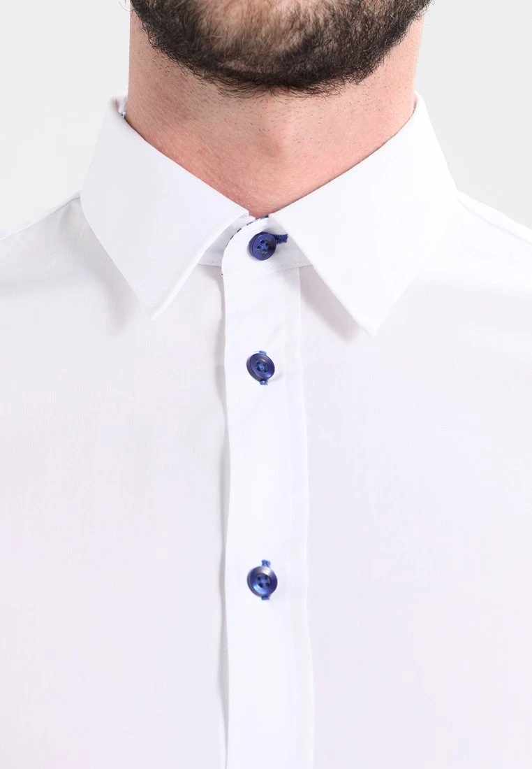 Pier One Camisa - White/Blue 6 Pier One Camisa - White/Blue - Imagen 4