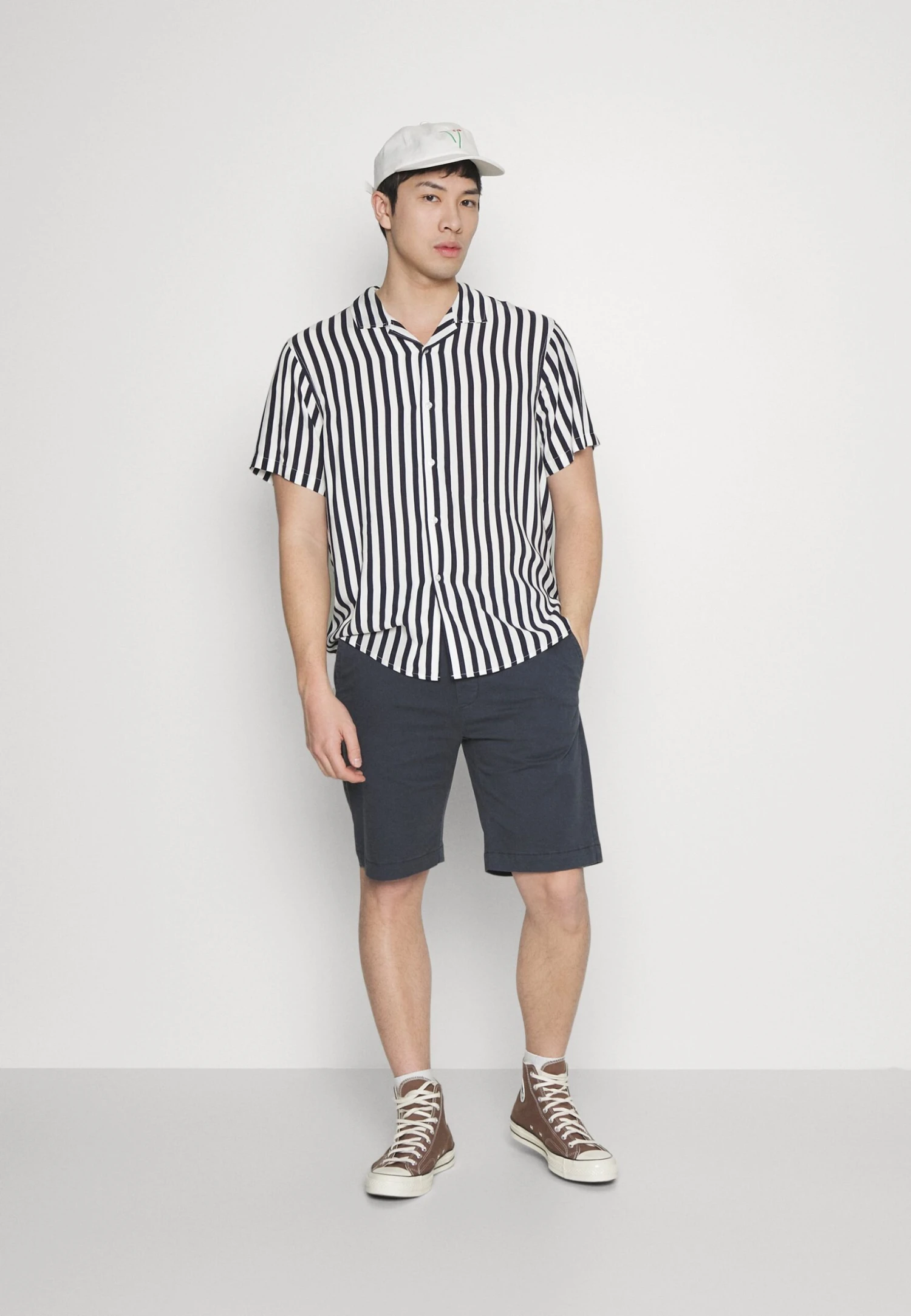 Pier One Camisa - Dark Blue/White 4 Pier One Camisa - Dark Blue/White - Imagen 2