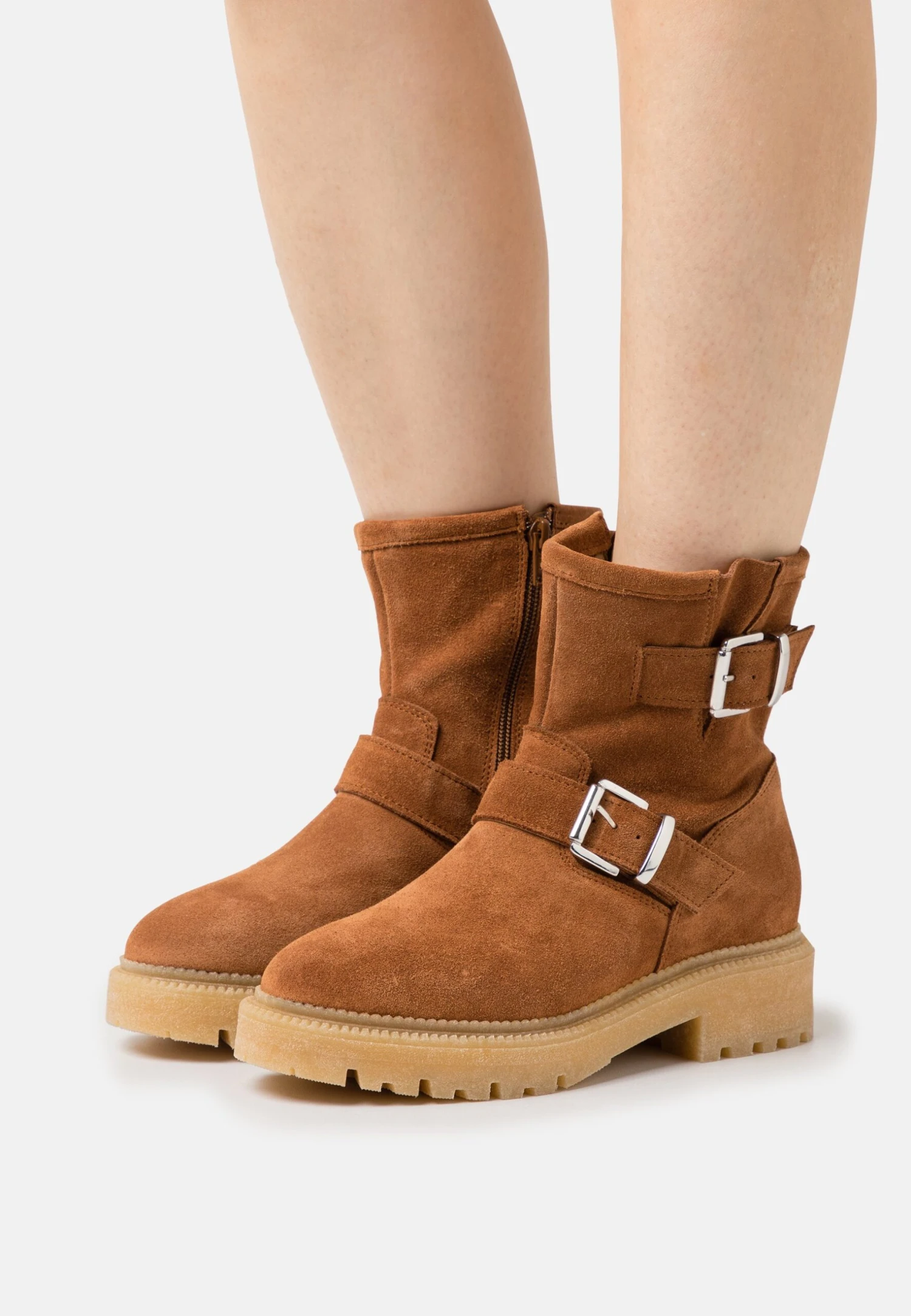 Pier One Leather - Botines Camperos - Cognac 3 Pier One Leather - Botines Camperos - Cognac