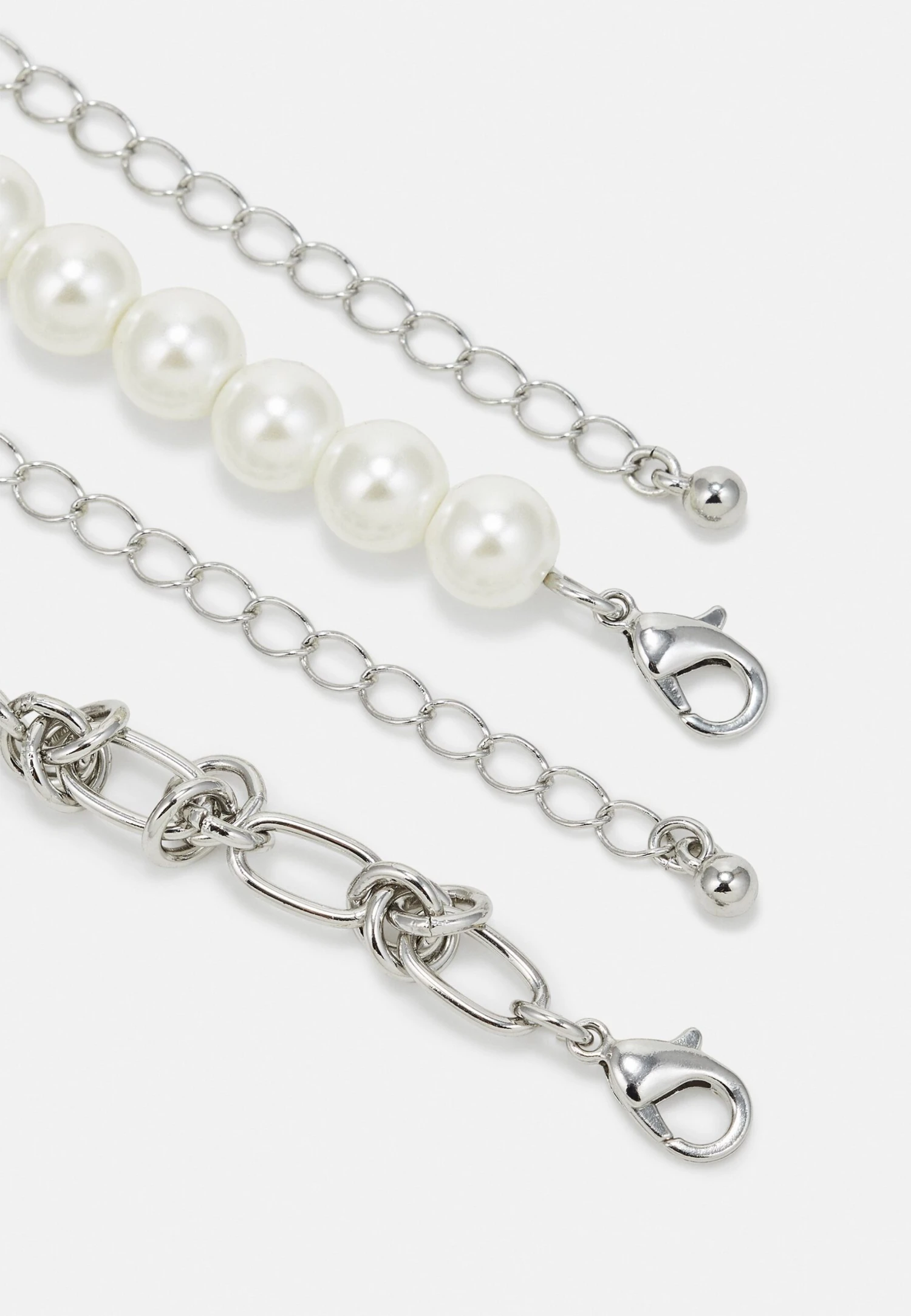 Pier One 2 Pack Unisex - Collar - Silver 4 Pier One 2 Pack Unisex - Collar - Silver - Imagen 2