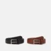 Pier One 2 Pack - Cinturón - Brown/Black 2 Pier One 2 Pack - Cinturón - Brown/Black -Pier One 3460666fa3784f91aa1eb7fe7aadcc06