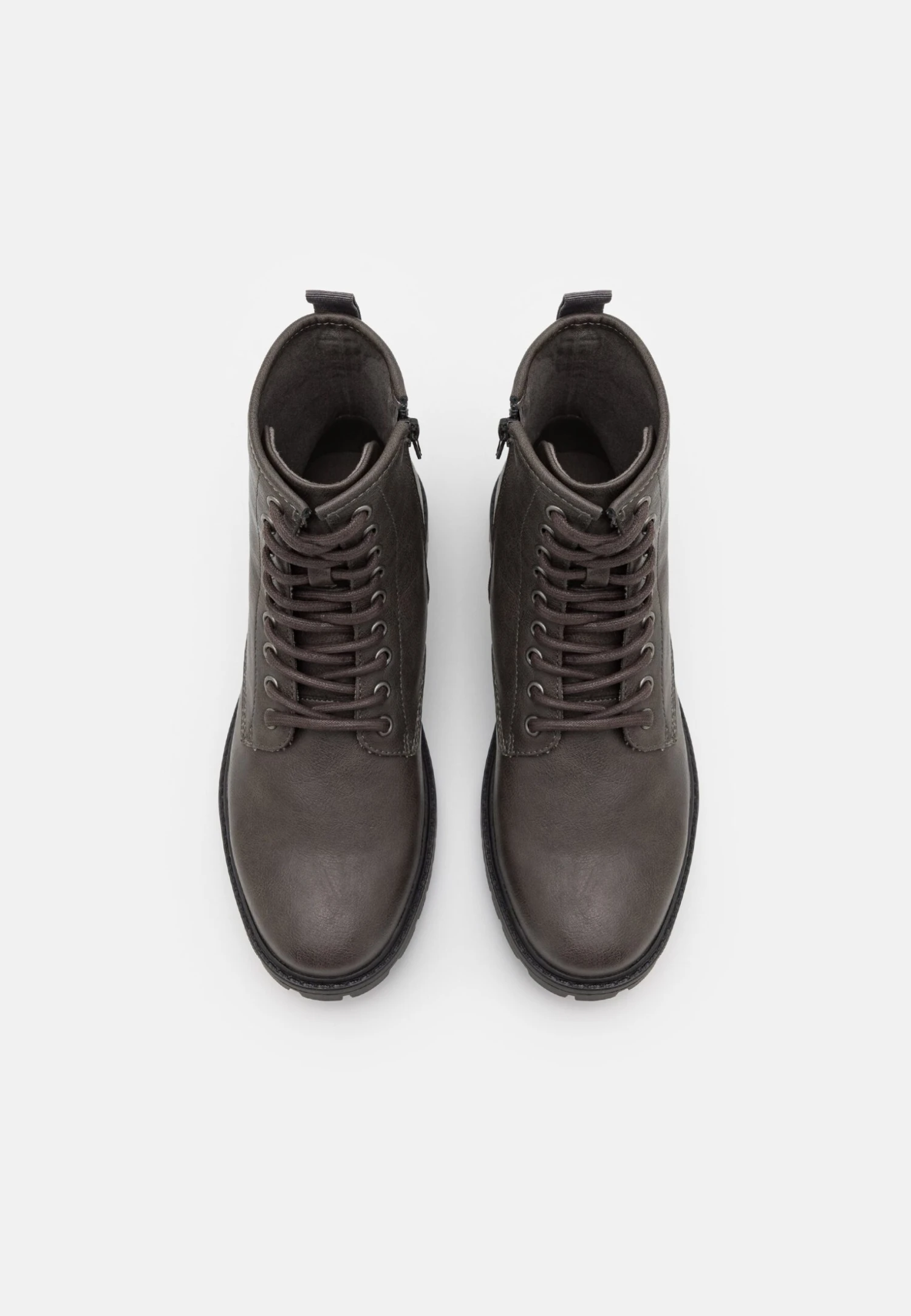 Pier One Unisex - Botines Con Cordones - Grey 6 Pier One Unisex - Botines Con Cordones - Grey - Imagen 4