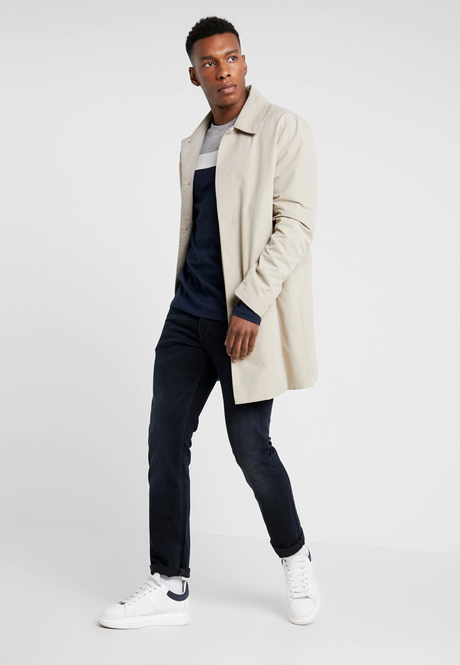 Pier One Camiseta De Manga Larga - Grey/Dark Blue 4 Pier One Camiseta De Manga Larga - Grey/Dark Blue - Imagen 2