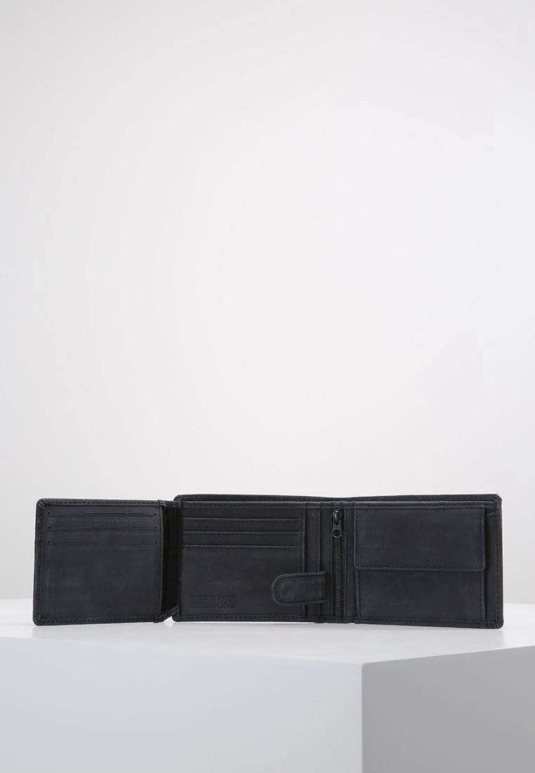 Pier One Leather - Monedero - Black 8 Pier One Leather - Monedero - Black - Imagen 6