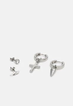 Pier One 3 Pack Unisex - Pendientes - Silver-Coloured 7 Pier One 3 Pack Unisex - Pendientes - Silver-Coloured -Pier One 3cd8712c5f384a889eb27469ebf636c4