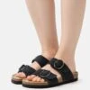 Pier One Leather - Sandalias Planas - Black 1 Pier One Leather - Sandalias Planas - Black -Pier One 40c25ee8af9b40b2918608ae33b58eda