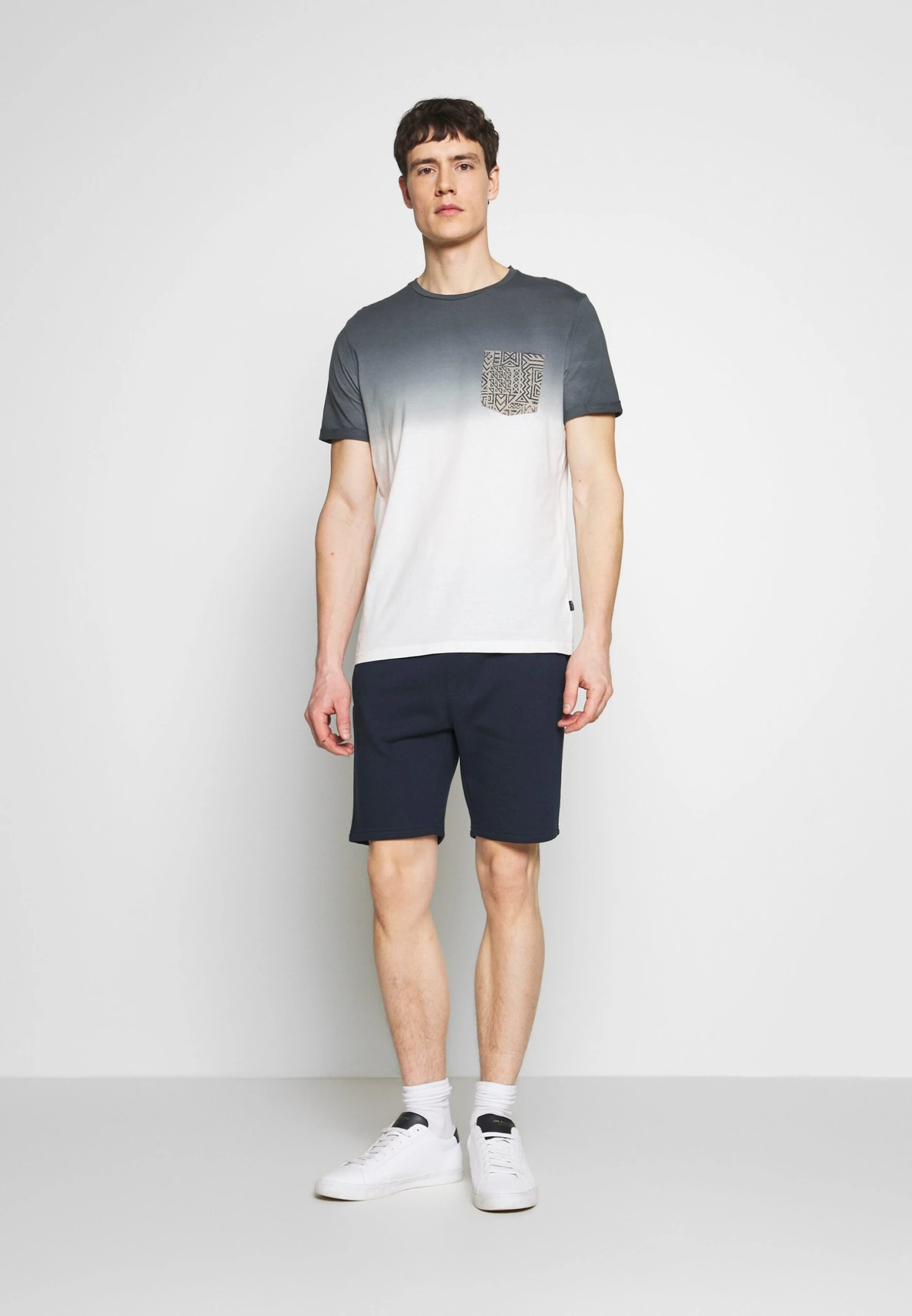 Pier One 2 Pack - Shorts - Dark Blue/Black 4 Pier One 2 Pack - Shorts - Dark Blue/Black - Imagen 2