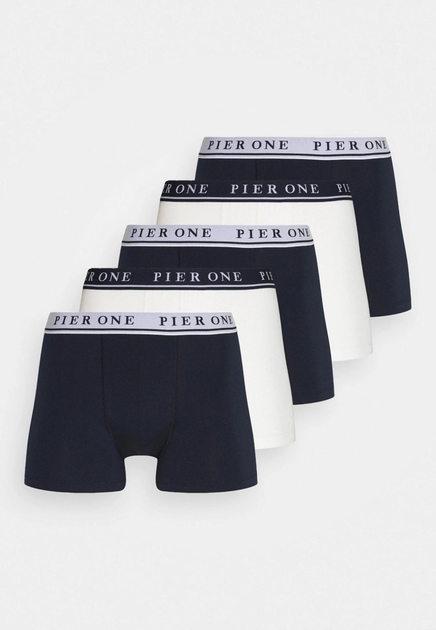 Pier One 5 Pack - Culotte - Dark Blue/Off-White 6 Pier One 5 Pack - Culotte - Dark Blue/Off-White - Imagen 4