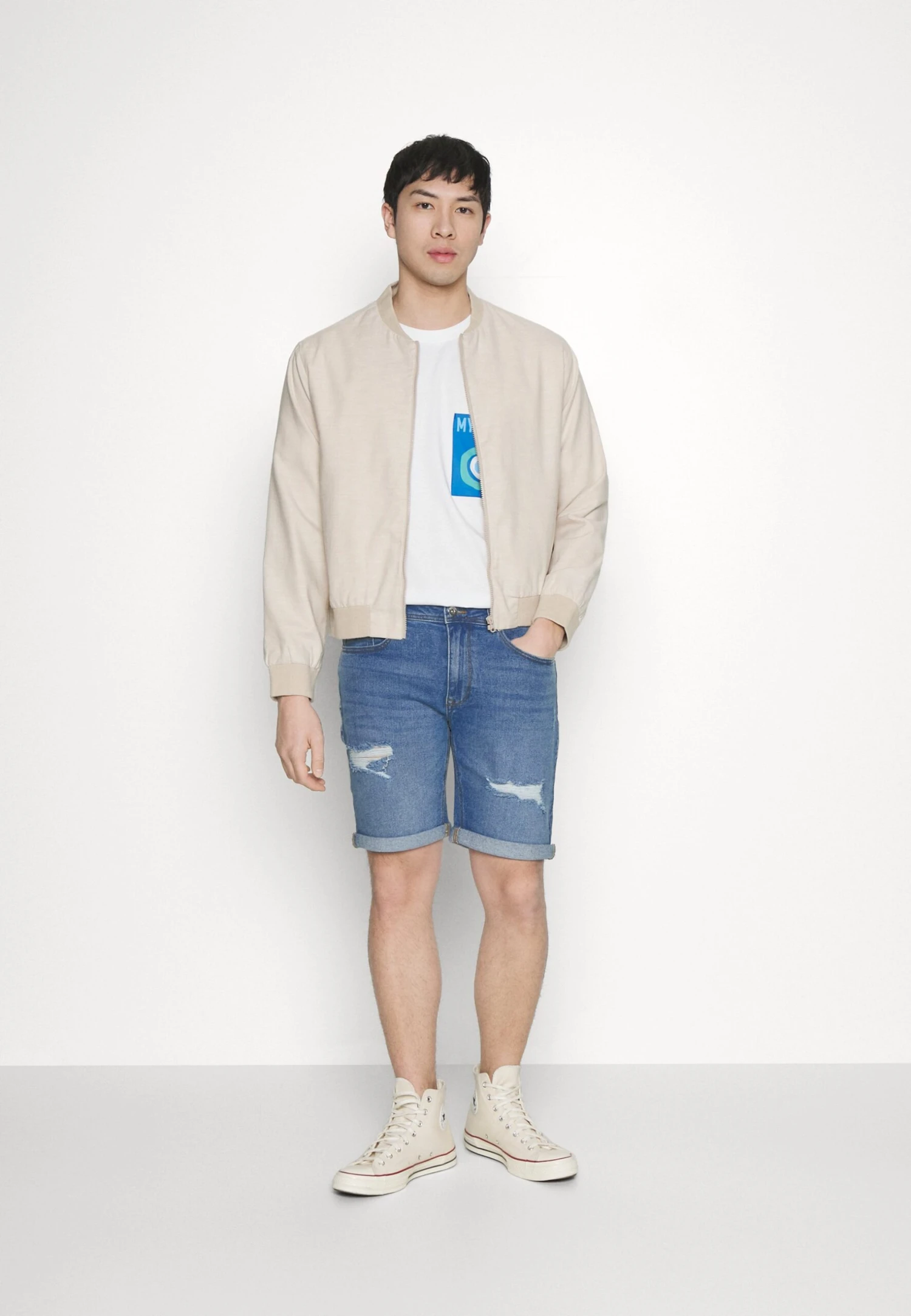 Pier One Shorts Vaqueros - Blue Denim 4 Pier One Shorts Vaqueros - Blue Denim - Imagen 2