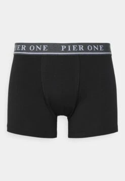 Pier One 5 Pack - Culotte -Black/Mottled Dark Grey -Pier One 572b6f04e21b49fdb7d75c9907316fe3