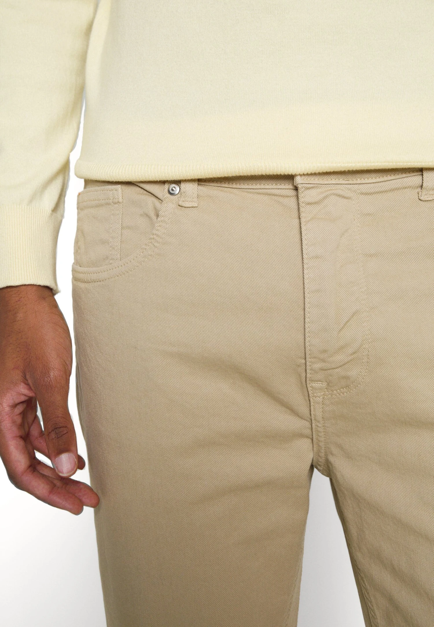 Pier One Vaqueros Slim Fit - Beige 7 Pier One Vaqueros Slim Fit - Beige - Imagen 5