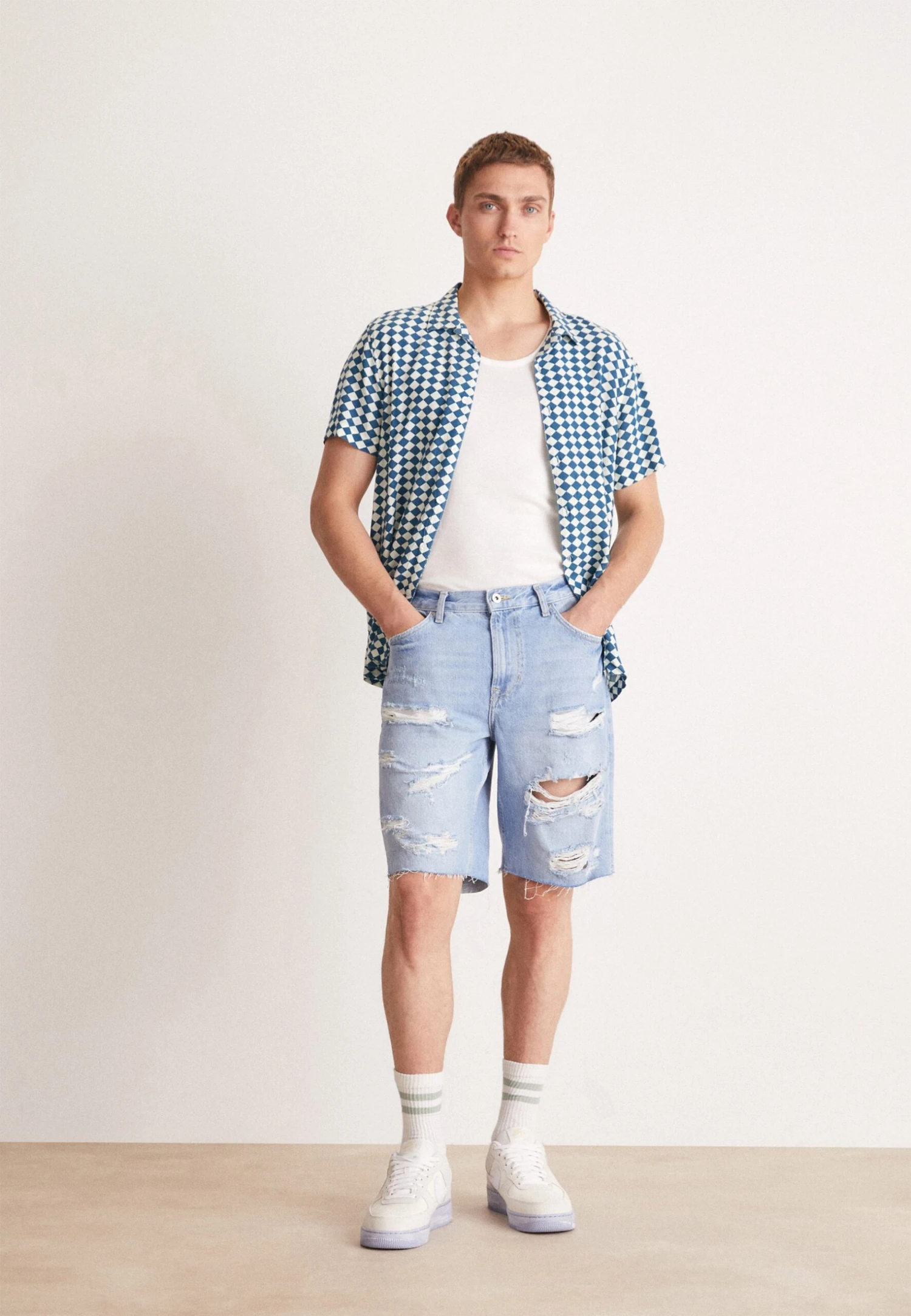 Pier One Shorts Vaqueros - Blue Denim 4 Pier One Shorts Vaqueros - Blue Denim - Imagen 2