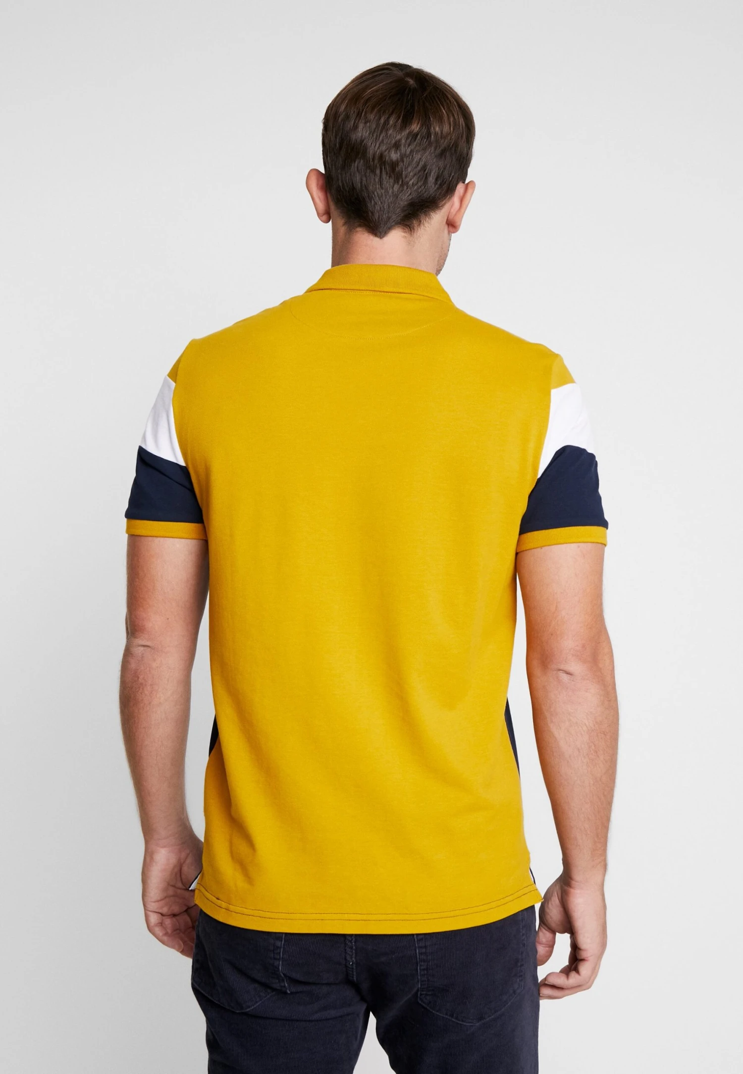 Pier One Polo - Dark Blue/Mustard 5 Pier One Polo - Dark Blue/Mustard - Imagen 3