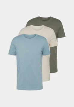Pier One 3 Pack - Camiseta Básica - Brown/Beige/Light Blue 14 Pier One 3 Pack - Camiseta Básica - Brown/Beige/Light Blue -Pier One 6207198c93254405a2ac3fe4191f041d