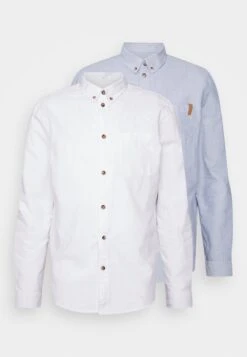 Pier One 2 Pack - Camisa - White/Light Blue 10 Pier One 2 Pack - Camisa - White/Light Blue -Pier One 645ebd8a655b4f1c832198d0ae9d009a