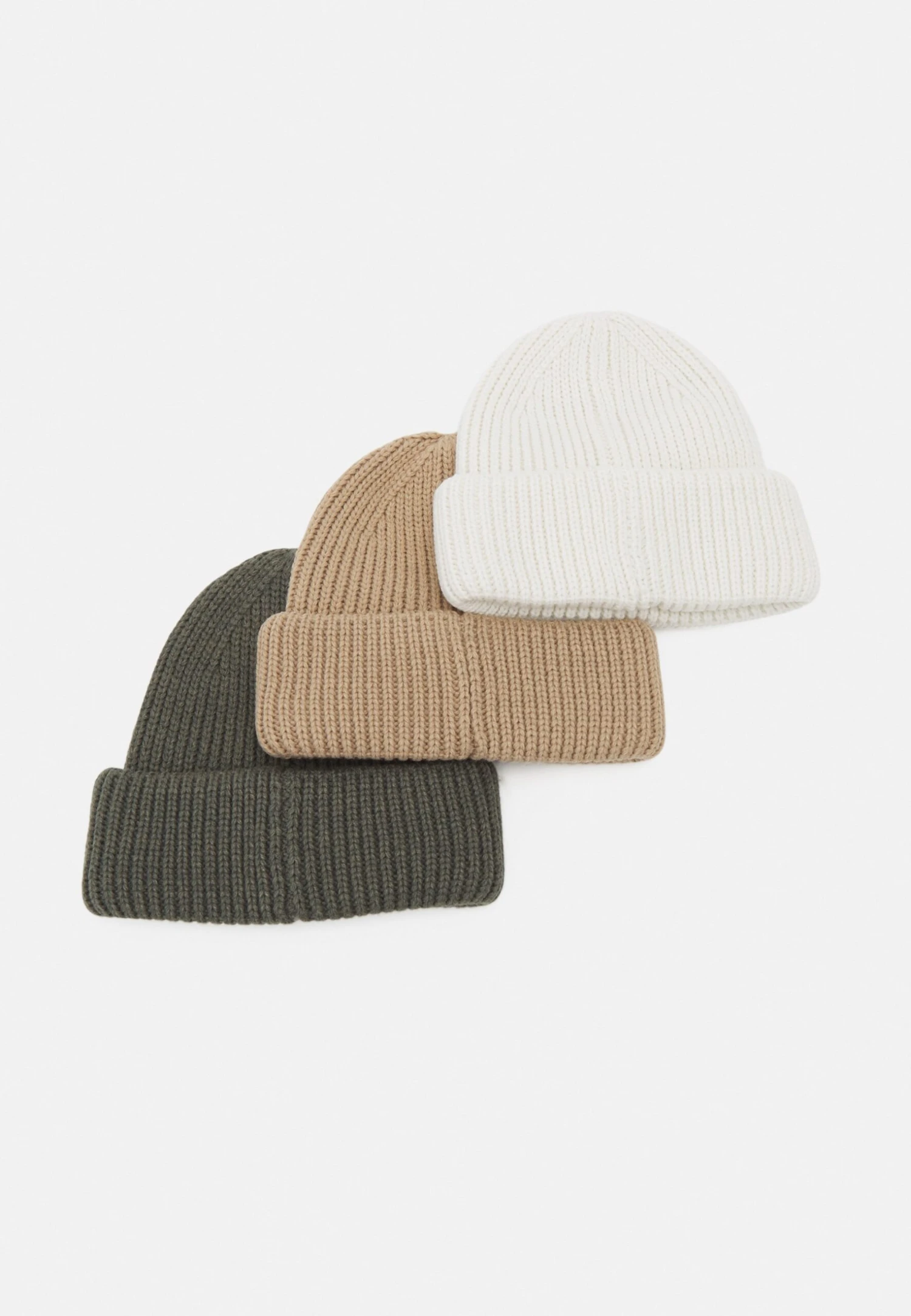Pier One Unisex 3 Pack - Gorro - Beige/Green/White 4 Pier One Unisex 3 Pack - Gorro - Beige/Green/White - Imagen 2
