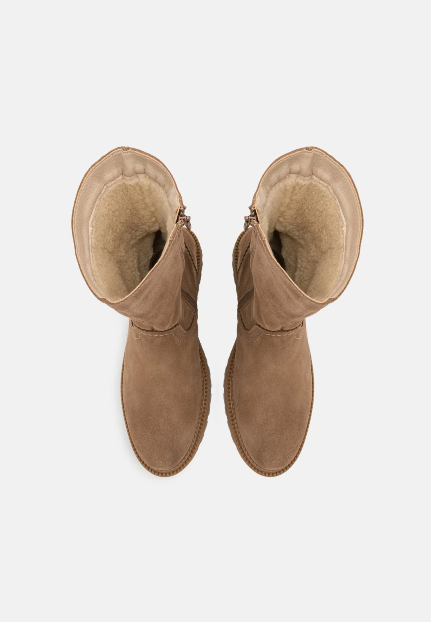 Pier One Leather Winter Boot - Botas - Taupe 8 Pier One Leather Winter Boot - Botas - Taupe - Imagen 6