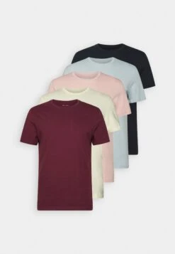 Pier One 5 Pack - Camiseta Básica - Dark Blue/Pink/Off-White 18 Pier One 5 Pack - Camiseta Básica - Dark Blue/Pink/Off-White -Pier One 679c04de75ba47c38a8e13031ab0f7ce