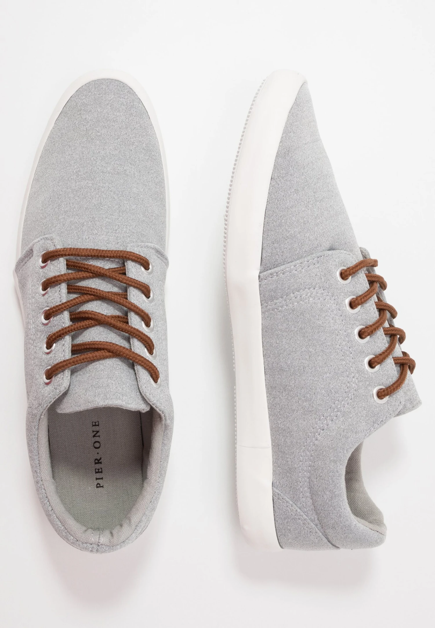 Pier One Unisex - Zapatillas - Light Grey 4 Pier One Unisex - Zapatillas - Light Grey - Imagen 2