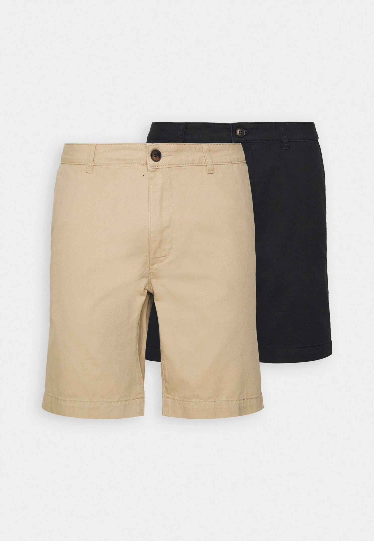 Pier One 2 Pack - Shorts - Tan/Black 7 Pier One 2 Pack - Shorts - Tan/Black - Imagen 5