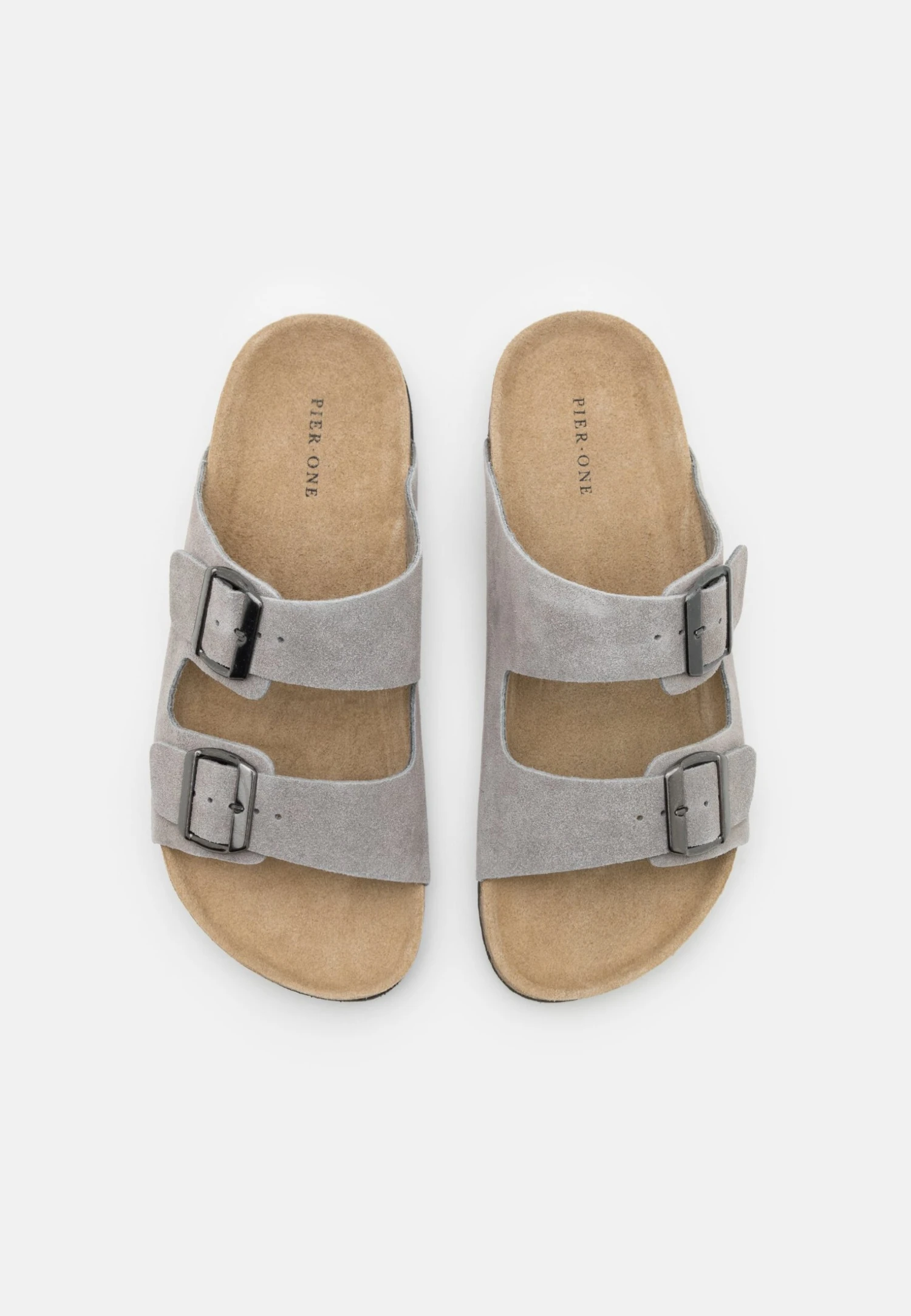 Pier One Leather Unisex - Pantuflas - Grey 6 Pier One Leather Unisex - Pantuflas - Grey - Imagen 4