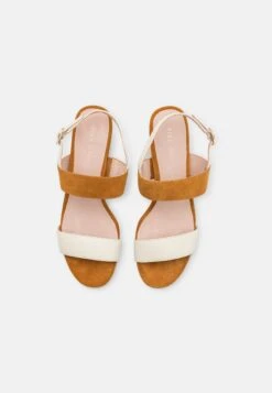 Pier One Leather- Sandalias - White/Cognac 13 Pier One Leather- Sandalias - White/Cognac -Pier One 7bf1f83e1cba4f3fa26b89379bf96b29