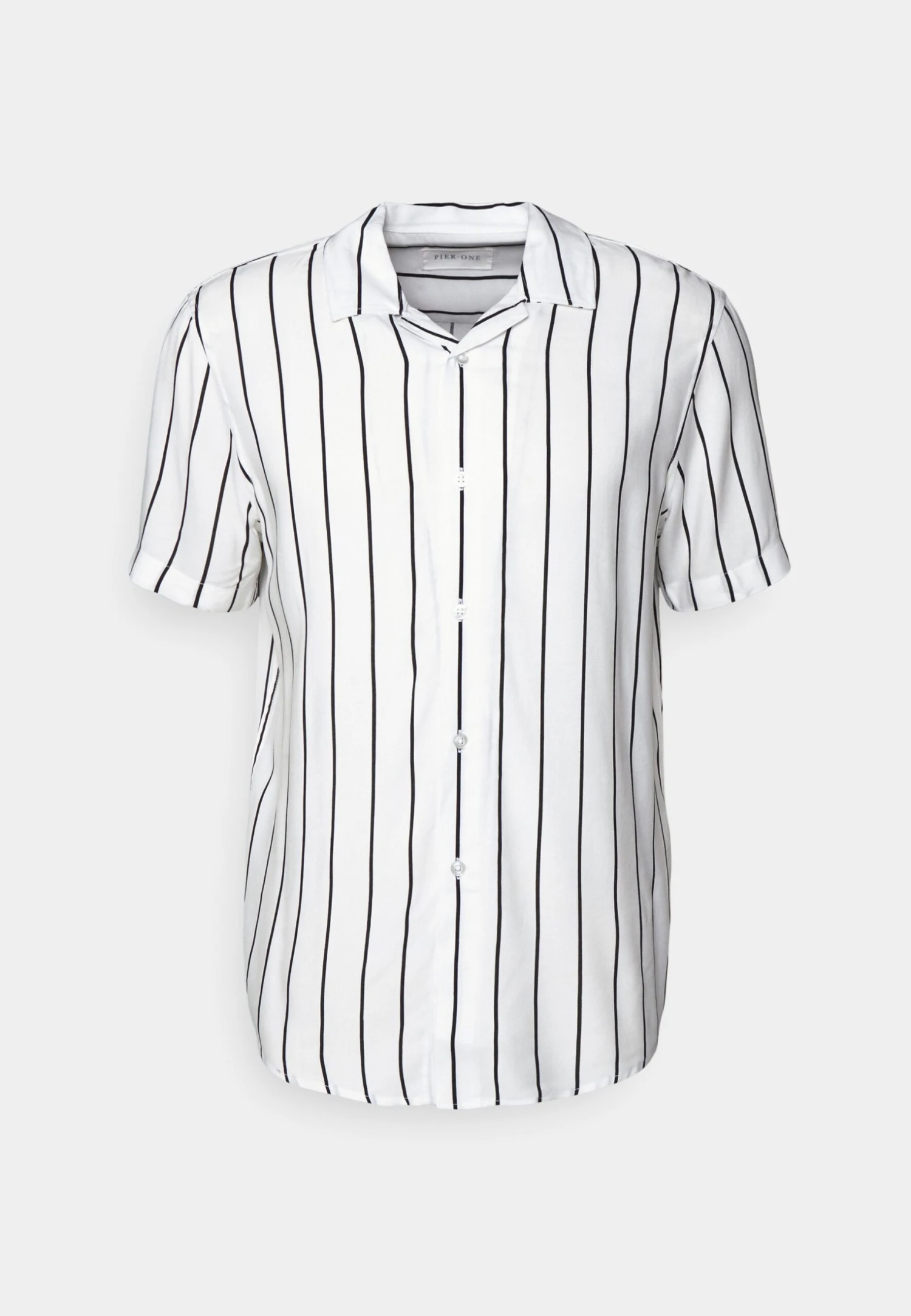 Pier One 2 Pack - Camisa - Black/White 10 Pier One 2 Pack - Camisa - Black/White - Imagen 8