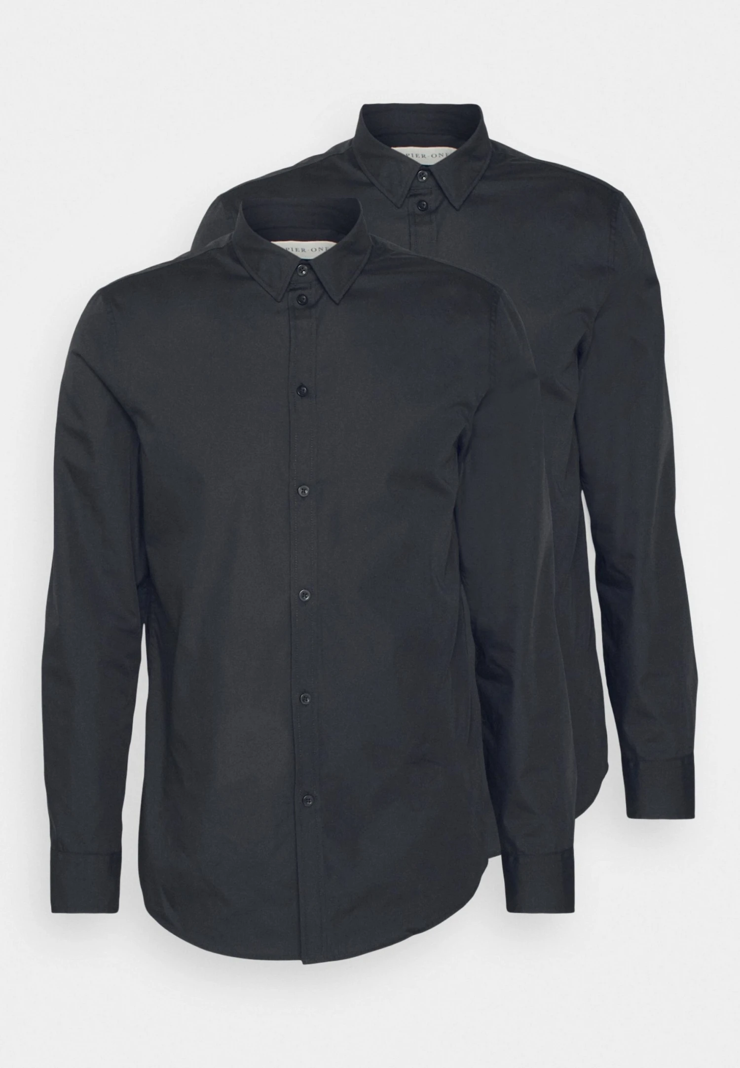 Pier One 2 Pack - Camisa Elegante - Black 6 Pier One 2 Pack - Camisa Elegante - Black - Imagen 4