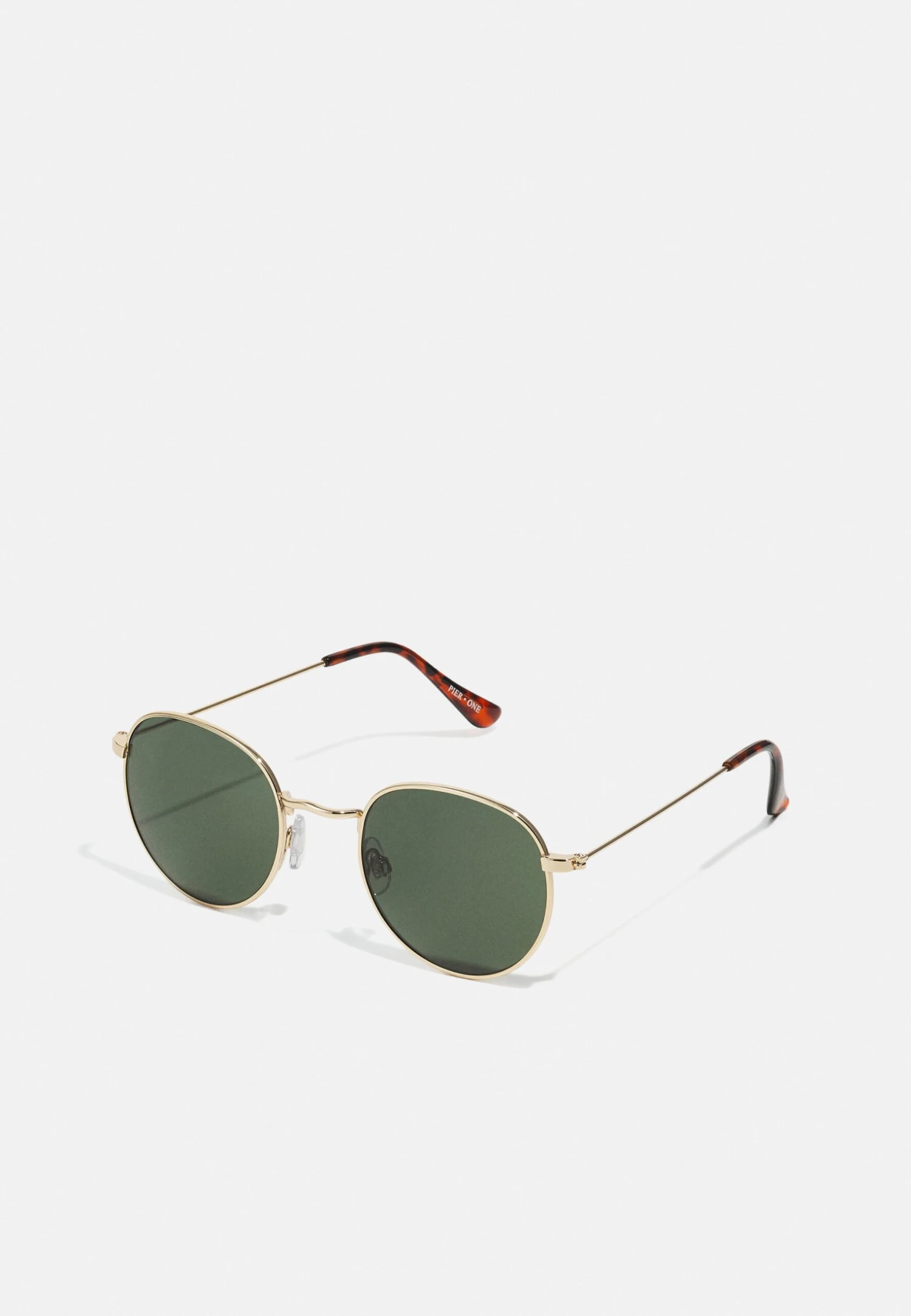 Pier One Unisex - Gafas De Sol - Gold-Coloured/Green 3 Pier One Unisex - Gafas De Sol - Gold-Coloured/Green