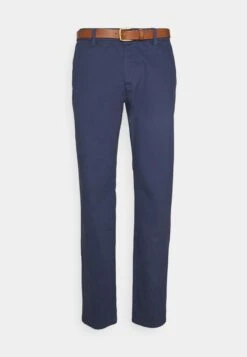 Pier One Belted - Pantalones Chinos - Dark Blue 10 Pier One Belted - Pantalones Chinos - Dark Blue -Pier One 83b11f5b22054838bfdec3cfe2b56871