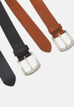 Pier One Leather 2 Pack - Cinturón - Cognac/Black 6 Pier One Leather 2 Pack - Cinturón - Cognac/Black -Pier One 83e445ece2bb42c5a314d3f1ef80783a