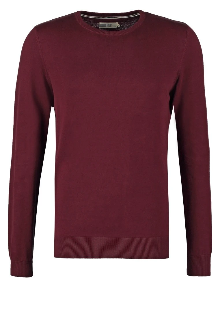 Pier One Basic Crewneck - Jersey De Punto - Bordeaux 8 Pier One Basic Crewneck - Jersey De Punto - Bordeaux - Imagen 6