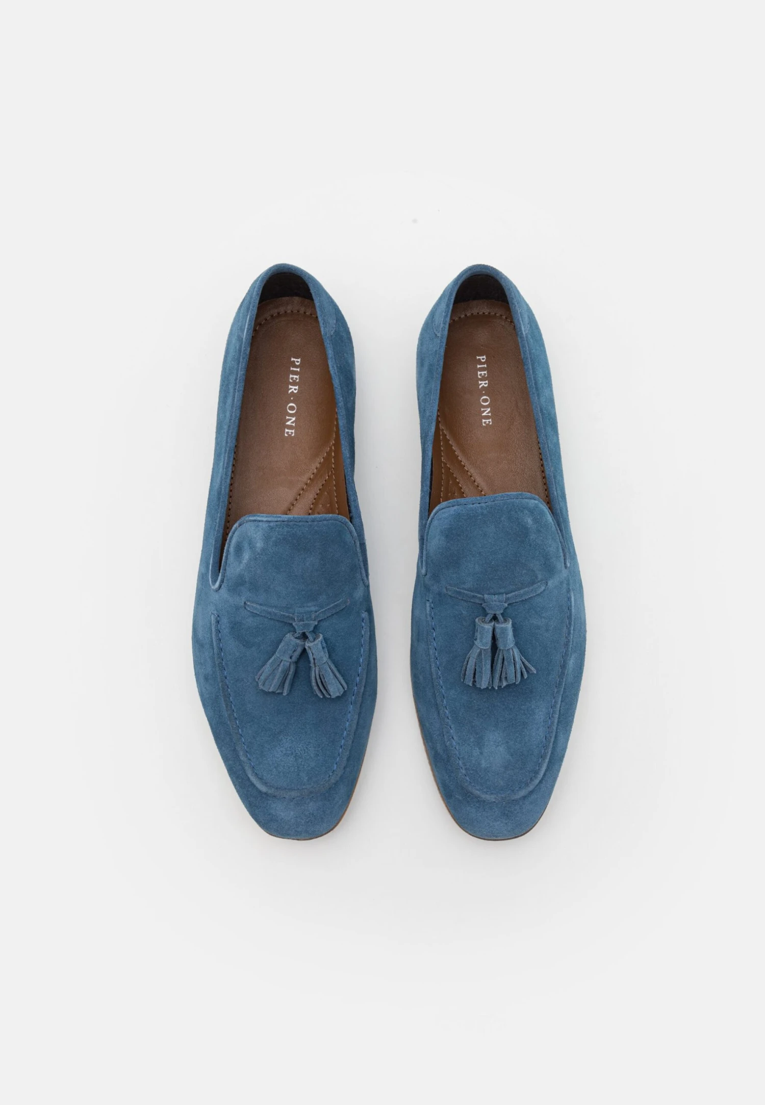 Pier One Leather - Mocasines - Blue 6 Pier One Leather - Mocasines - Blue - Imagen 4