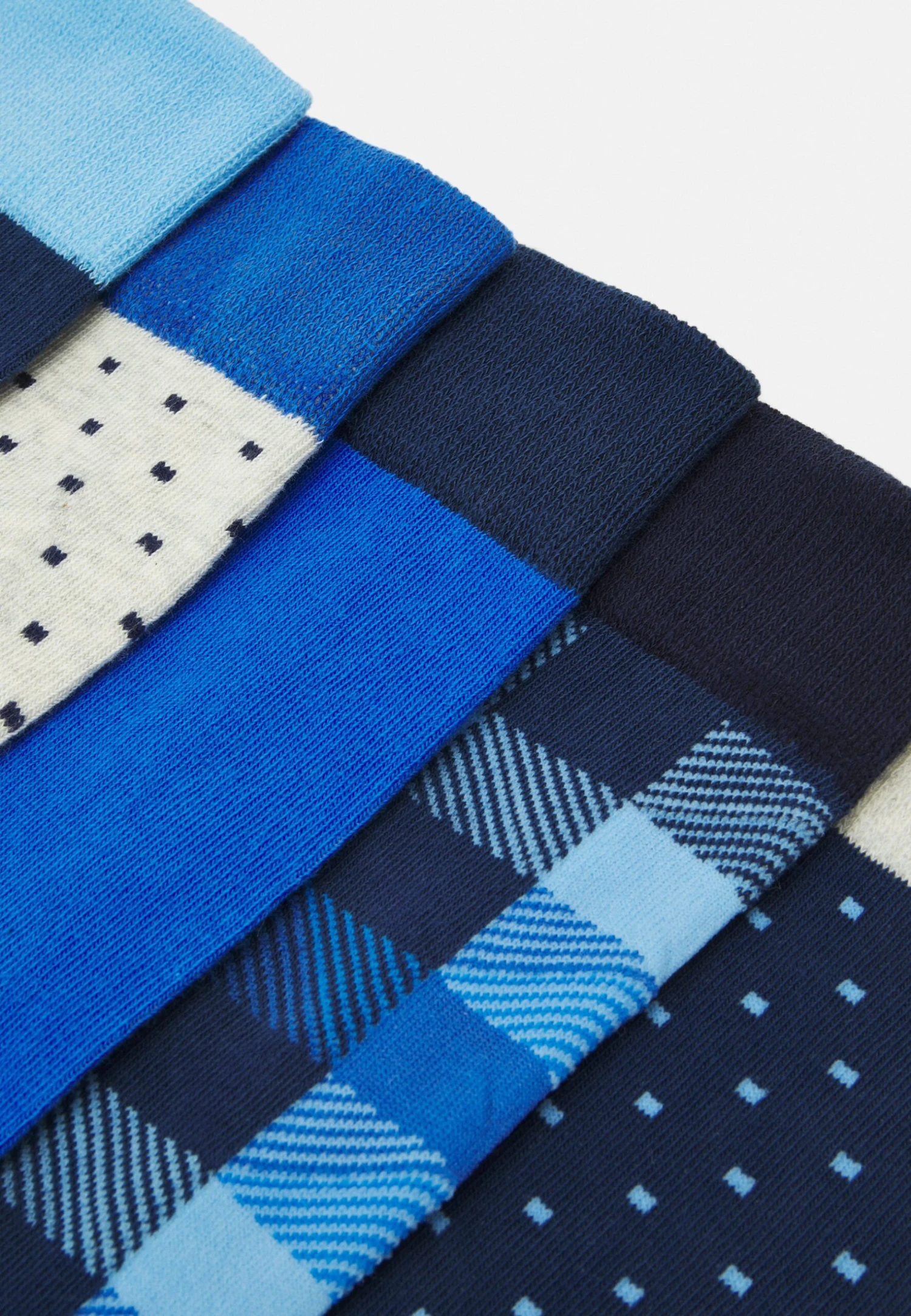 Pier One 5 Pack - Calcetines - White/Blue/Dark Blue 4 Pier One 5 Pack - Calcetines - White/Blue/Dark Blue - Imagen 2